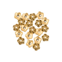 " Zlatka" Розетка для бус MFR- 09 8 мм 20 шт 02 под золото