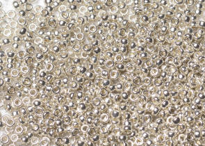Бисер Япония MIYUKI Seed Beads 15/0 5г 1051 гальванизированное серебро