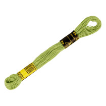 Нитки для вышивания "ПНК им. Кирова" мулине 100% мерсеризованный хлопок 8 м №4006 гр.салатовый