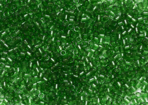 Бисер Япония MIYUKI Delica цилиндр 10/0 5 г DBM-0705 зеленый прозрачный