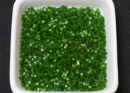 Бисер Чехия сатиновая рубка 10/0 50г 55041 зеленый насыщенный