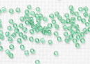 Бисер Япония круглый 11/0 10г 0072 зеленое стекло, прозрачный