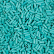 Бисер Чехия BUGLES 351- 12001 2 " 4 мм 50 г 63130 бирюзовый