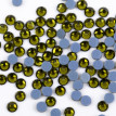 Страз клеевой " Zlatka" RS/ 144 SS12 3 - 3. 2 мм акрил 144 шт в пакете с еврослотом 027 оливковый ( olivine) 