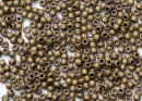 Бисер Япония круглый 11/0 10г 0223F античная бронза, матовый